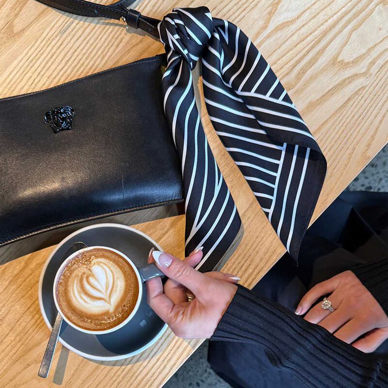 Dark Hampton The Tait Silk Petite Scarf image number 2